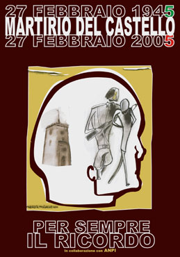 i martiri del castello - manifesto per ANPI by Andrea Franzosi, franzroom.net