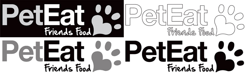 Pet Eat - Logo b-n