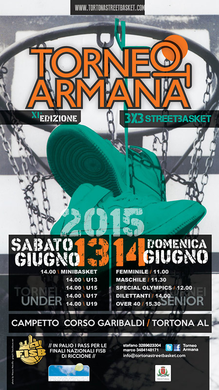 Torneo Armana 2015 - Locandina noSponsor by Andrea Franzosi, franzRoom.net