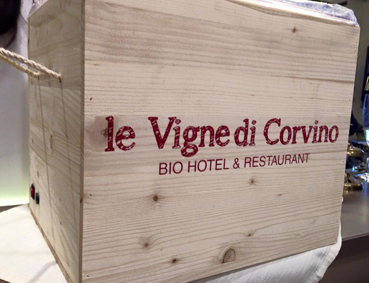 Le Vigne di Corvino - scrigno vini personalizzato
