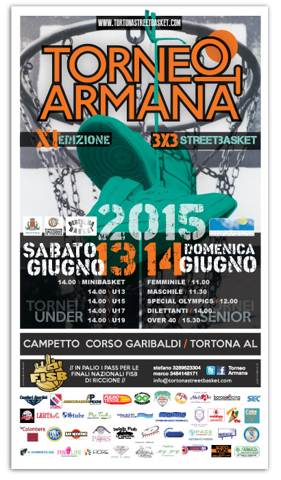 Torneo Armana 2015 - Locandina Ufficiale franZroom.net