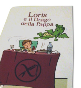 cover - Loris e il Drago della Pappa, la celiachia spiegata ai bambini - Andrea Franzosi franzRoom.net