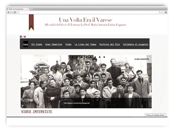 Era Il Varese website by franZroom.net