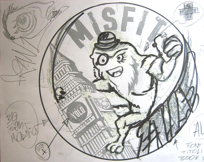Sketches Misfit Yeti - franZroom.net