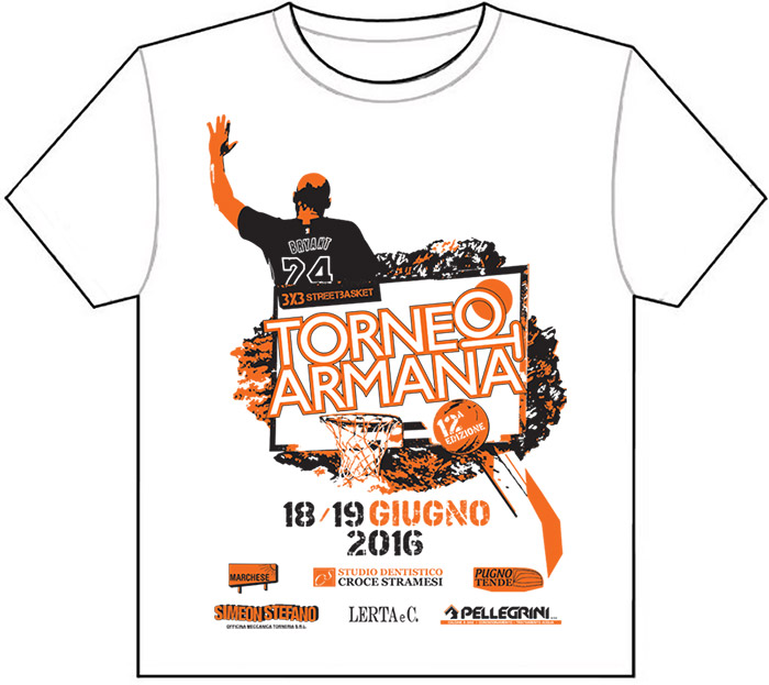 Torneo Armana 2016 - design maglietta, Andrea Franzosi franzRoom.net