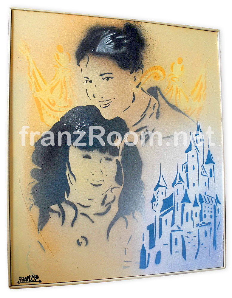 PrincipessandO - ritratti a stencil, Andrea Franzosi - franzRoom.net