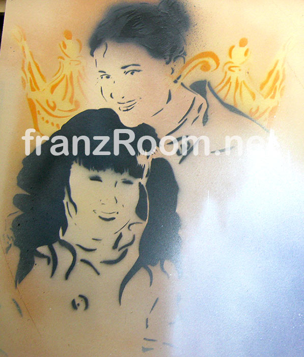 PrincipessandO - stencil - Andrea Franzosi - franzRoom.net