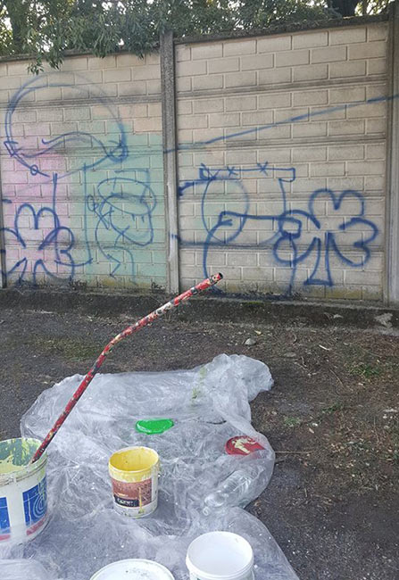 Laboratorio di disegno e graffiti per You Ar'T - franZroom.net
