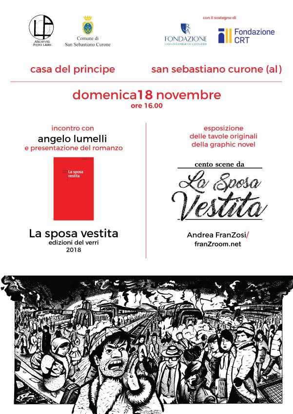 Cento Scene da La Sposa Vestita - Tavole in esposizione alla Casa del Principe, San Sebastiano Curone - franZroom.net