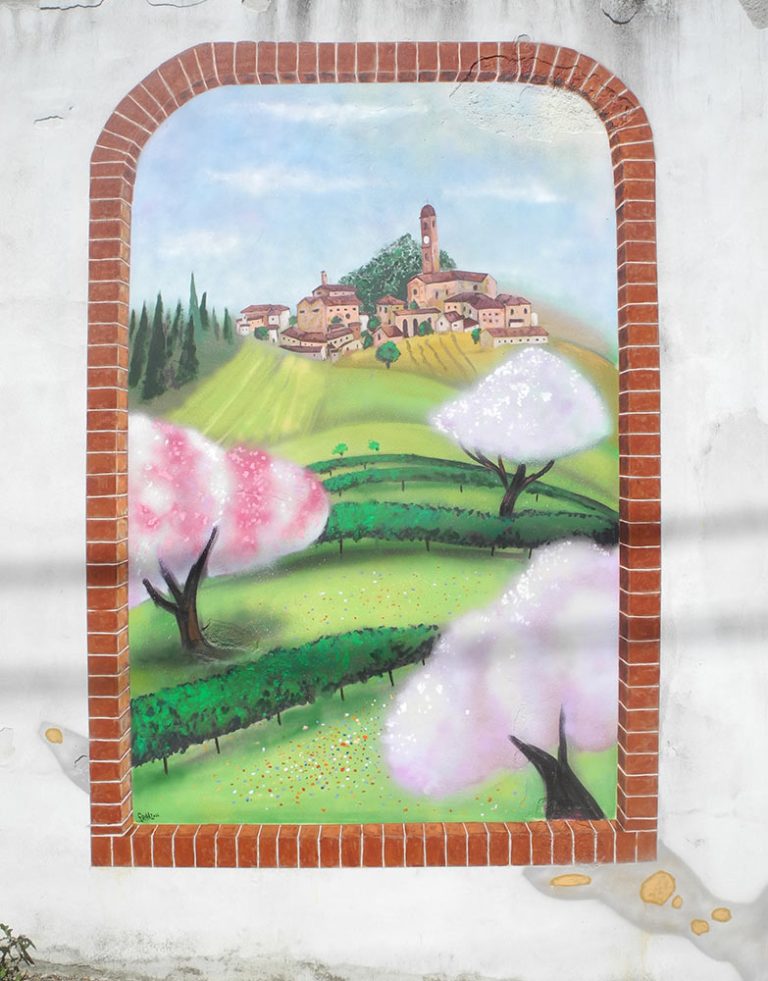 Monleale in PrimaverA, murale - Andrea FranZosi, franZroom.net