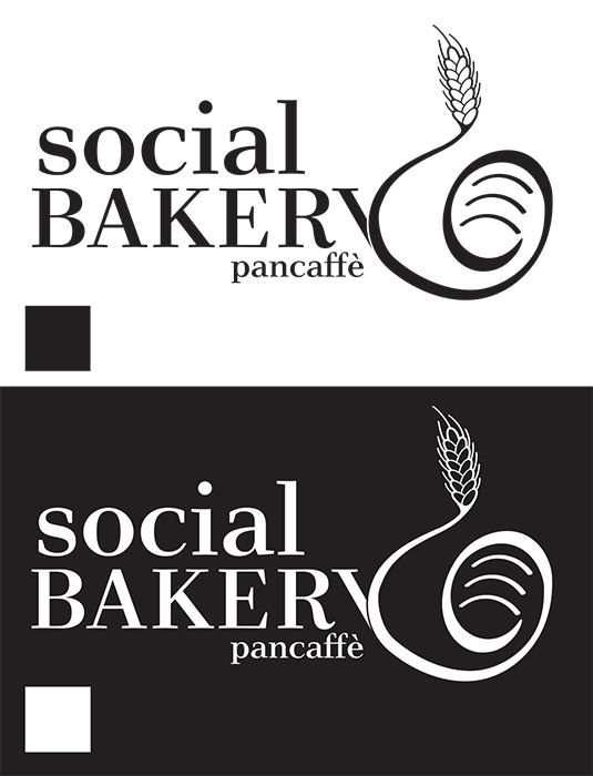Social Bakery logo design - Andrea FranZosi, franZroom.net